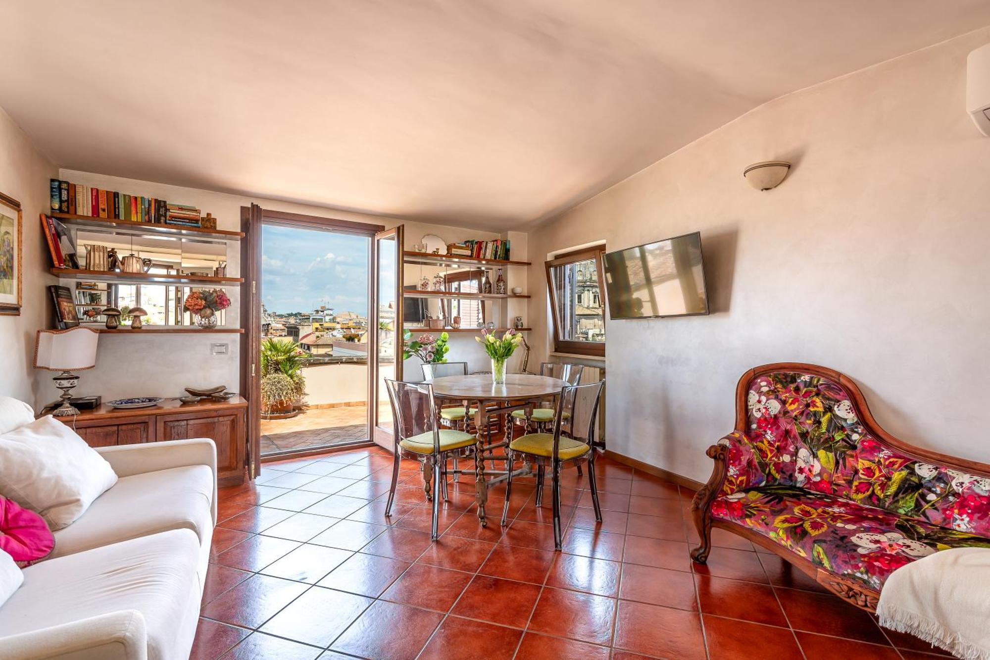 Iflat Campo De' Fiori Panoramic Penthouse Apartment Рим Екстериор снимка