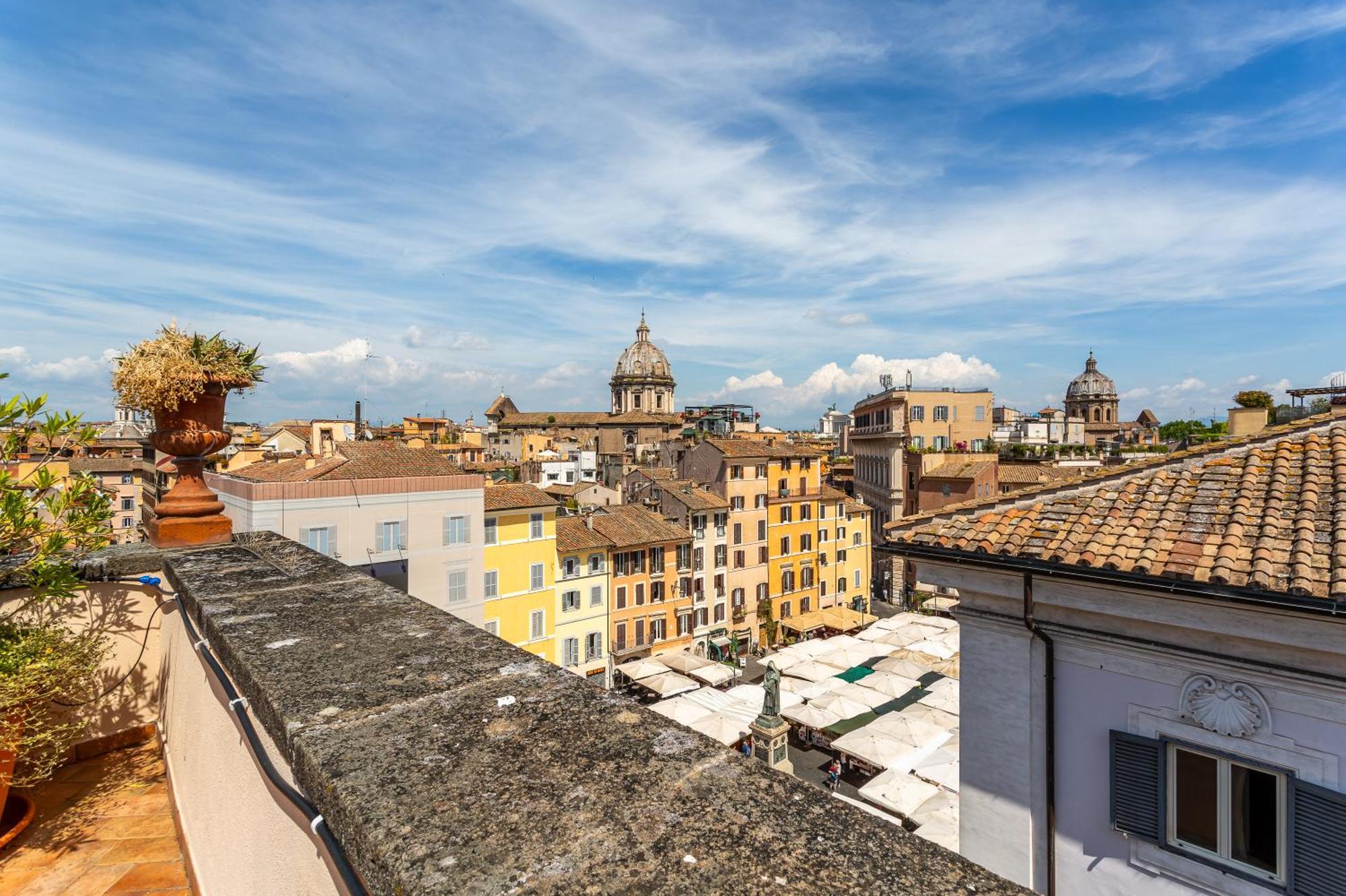 Iflat Campo De' Fiori Panoramic Penthouse Apartment Рим Екстериор снимка