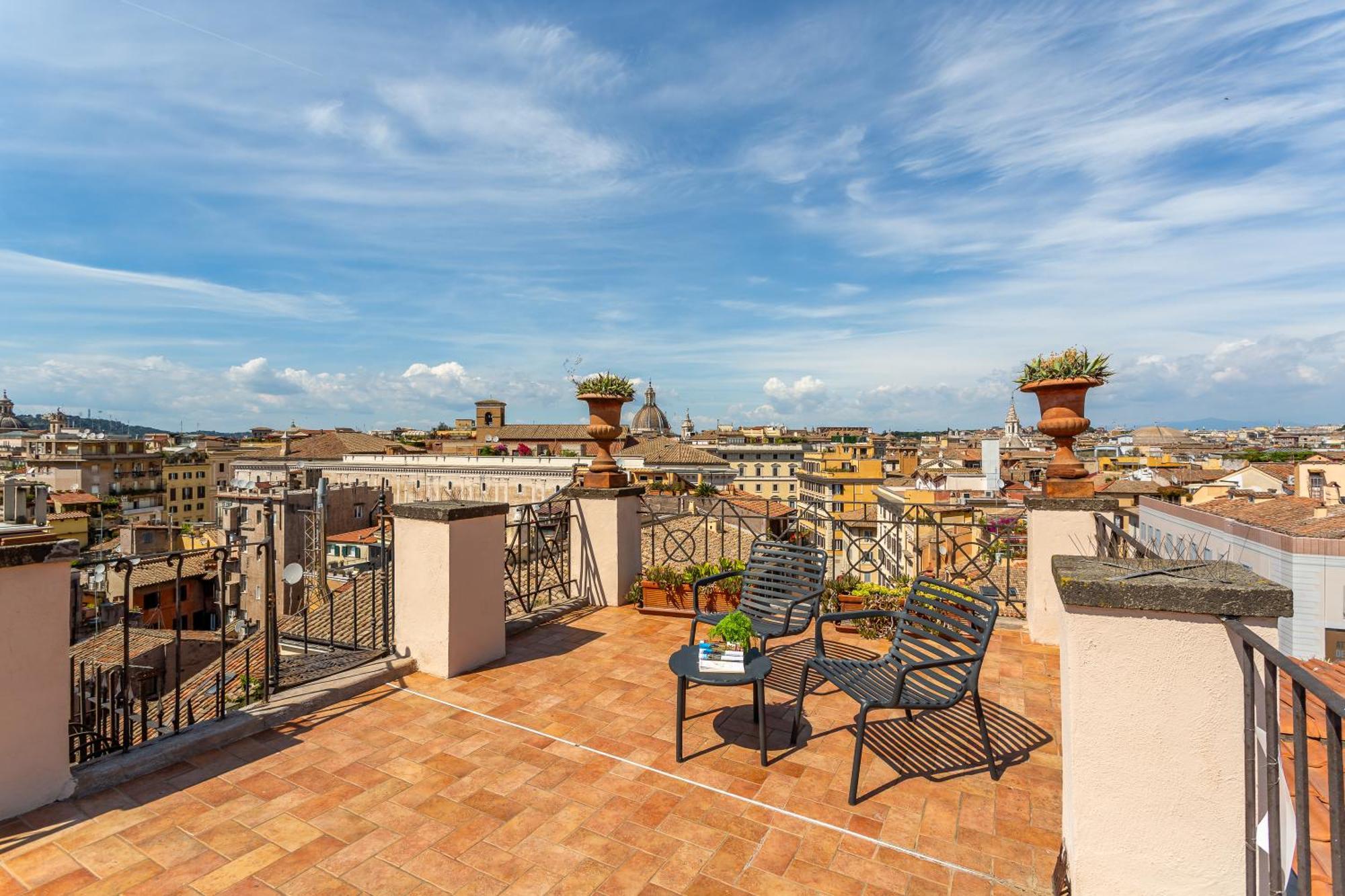 Iflat Campo De' Fiori Panoramic Penthouse Apartment Рим Екстериор снимка