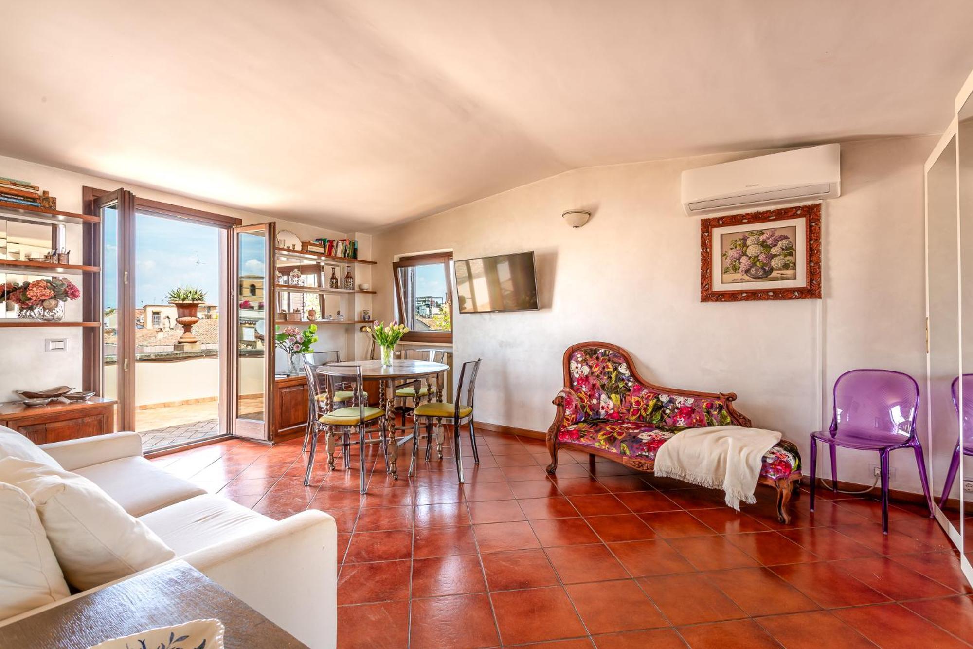Iflat Campo De' Fiori Panoramic Penthouse Apartment Рим Екстериор снимка