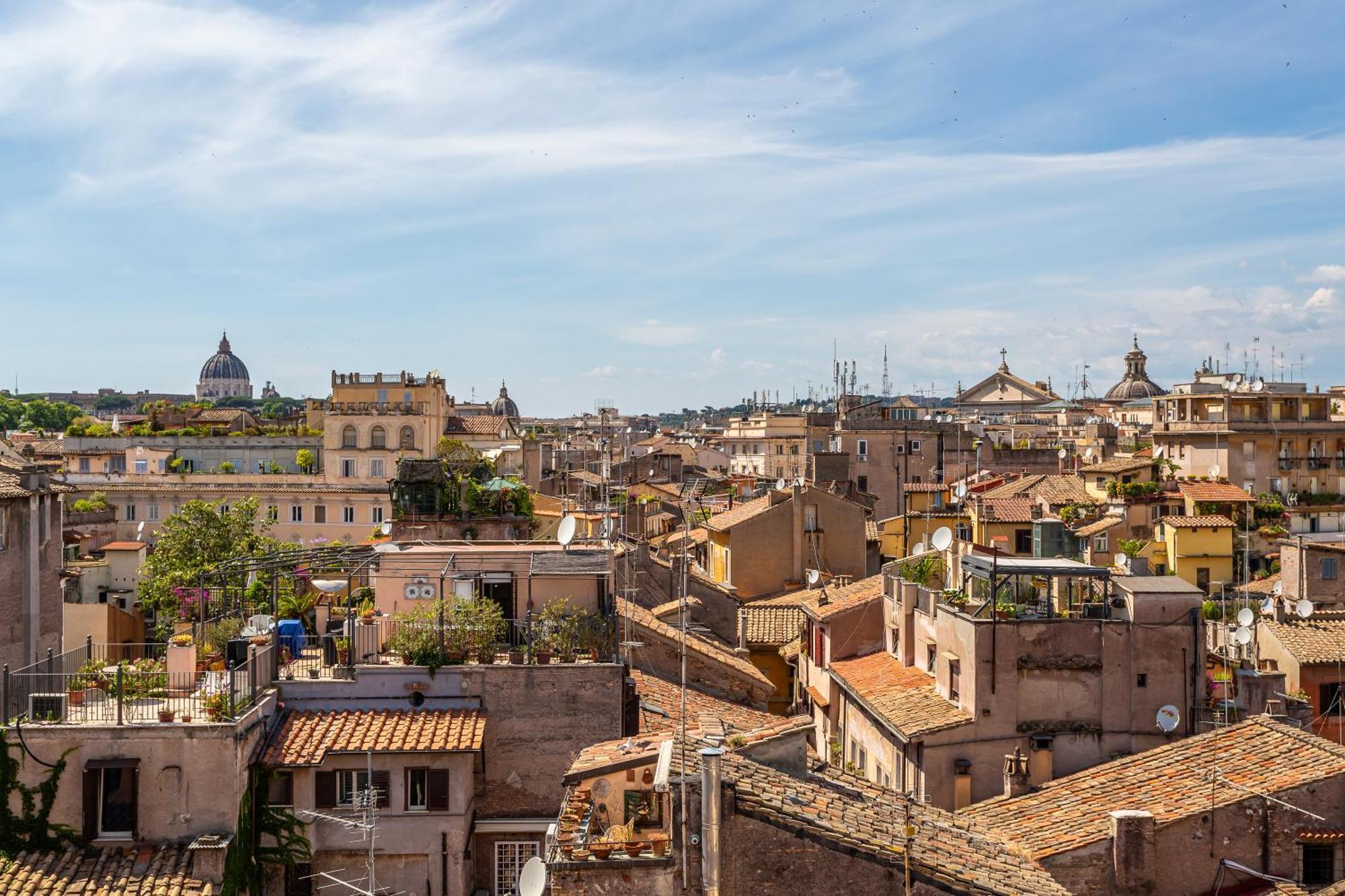 Iflat Campo De' Fiori Panoramic Penthouse Apartment Рим Екстериор снимка