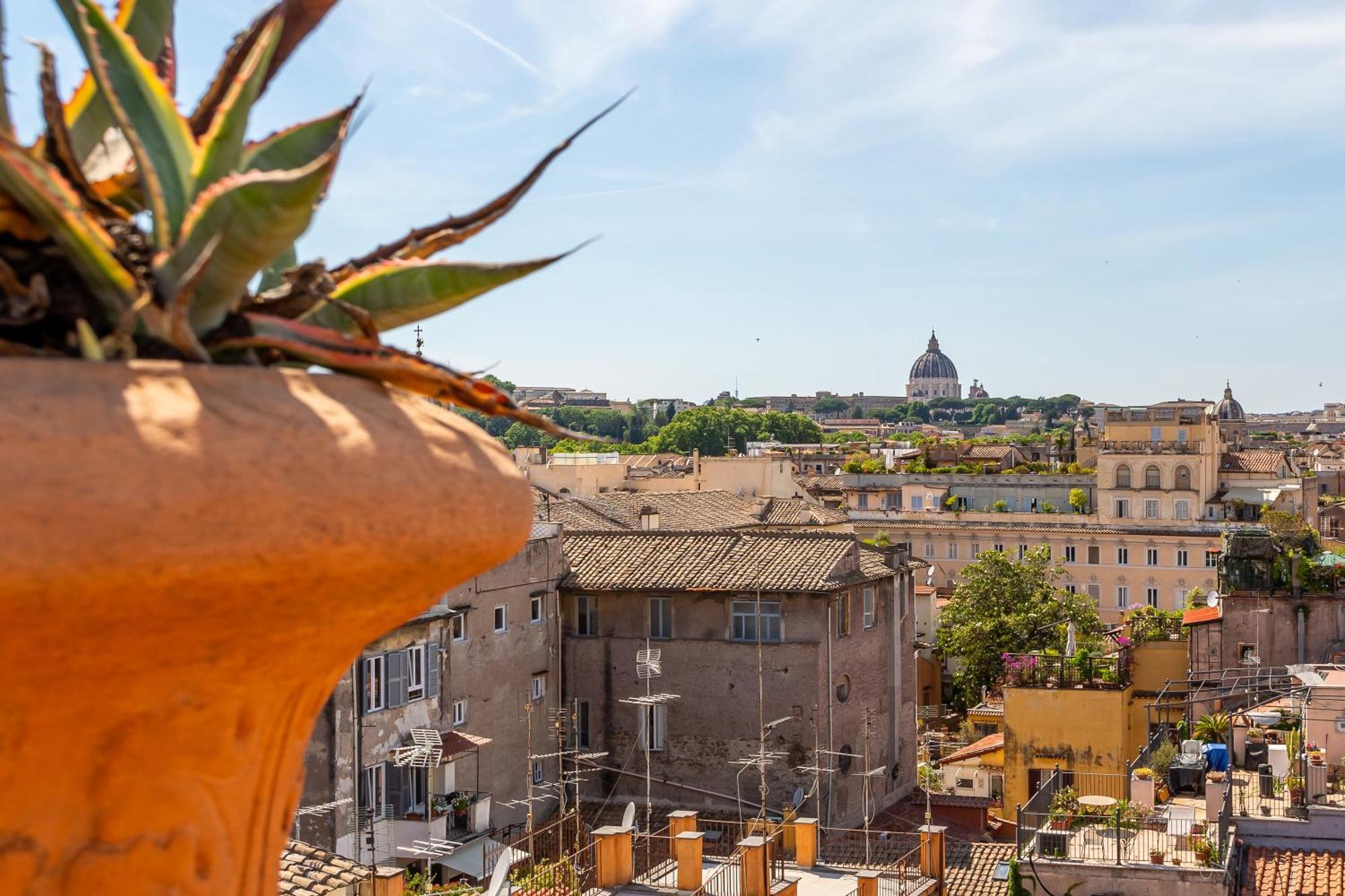 Iflat Campo De' Fiori Panoramic Penthouse Apartment Рим Екстериор снимка