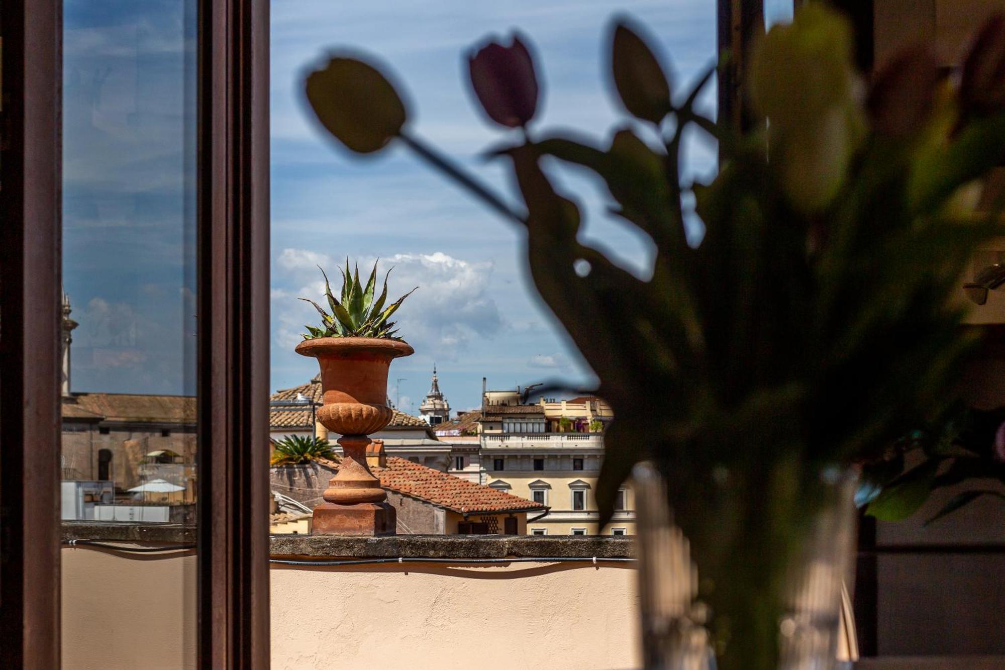 Iflat Campo De' Fiori Panoramic Penthouse Apartment Рим Екстериор снимка