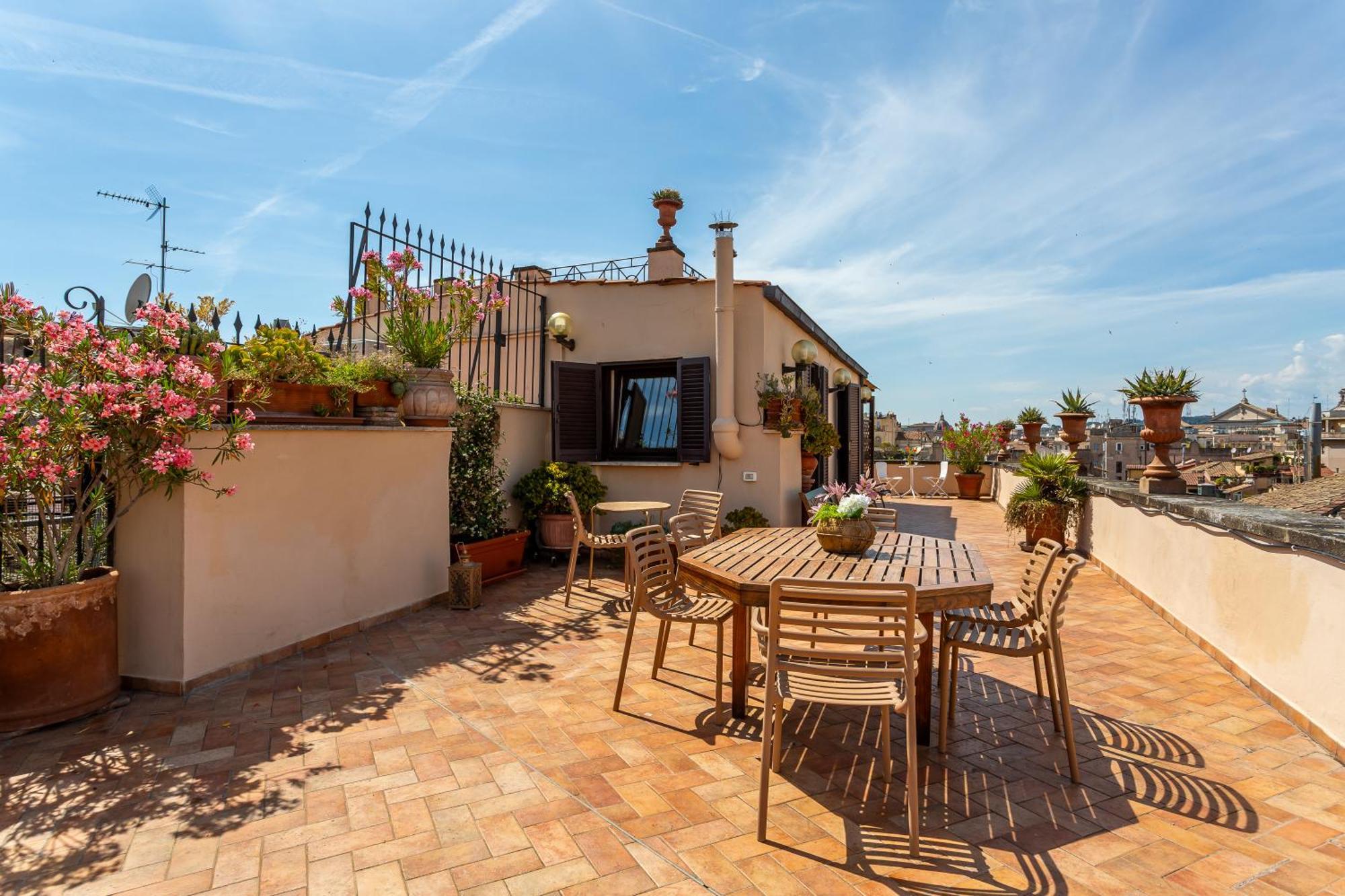 Iflat Campo De' Fiori Panoramic Penthouse Apartment Рим Екстериор снимка