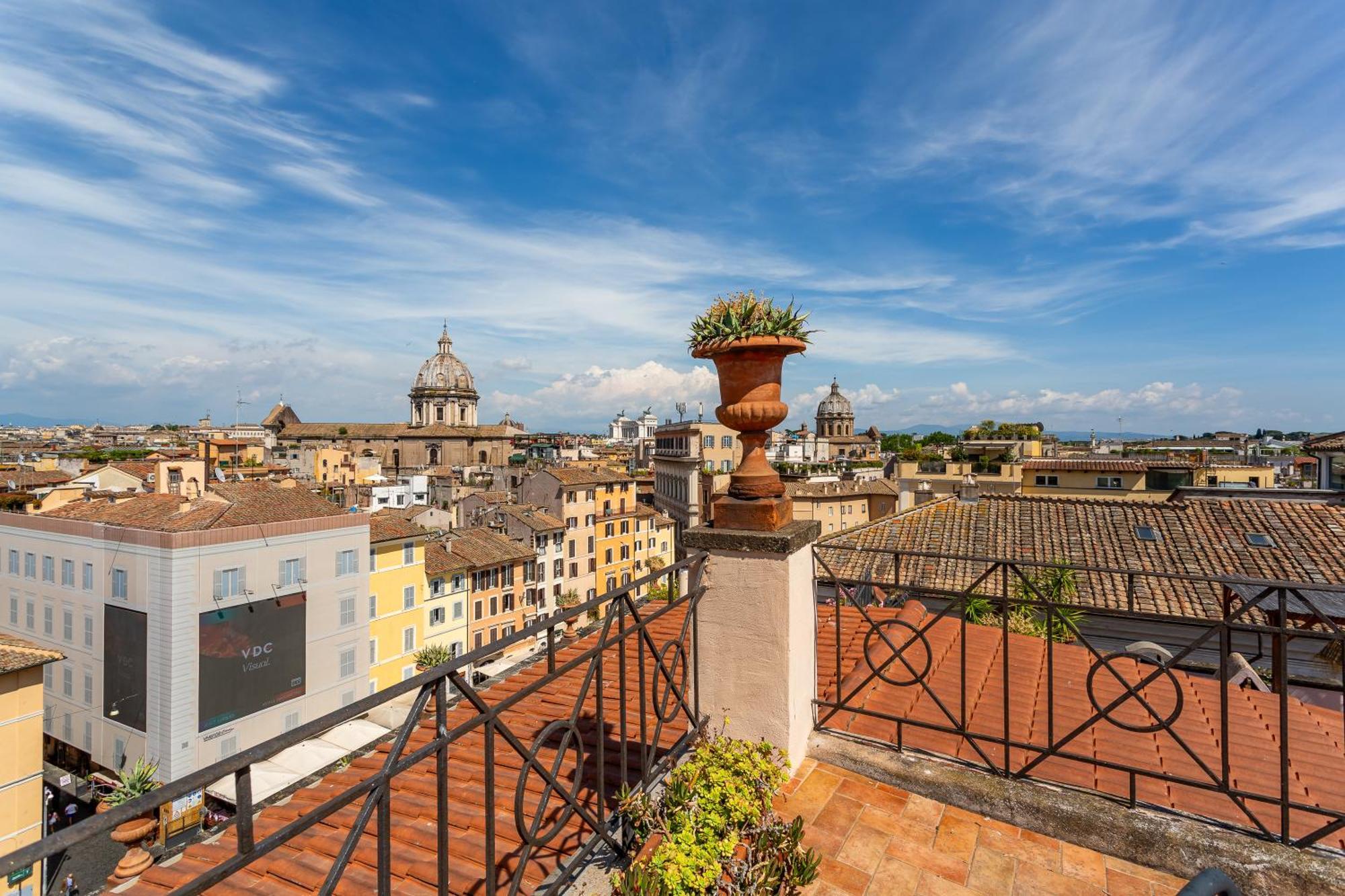 Iflat Campo De' Fiori Panoramic Penthouse Apartment Рим Екстериор снимка